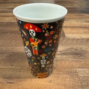World Market Dia De Los Muertos Tumbler Multicolor Day of the Dead No Lid